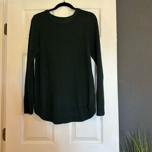 Pink Clover Dark Green Crew Neck Sweater